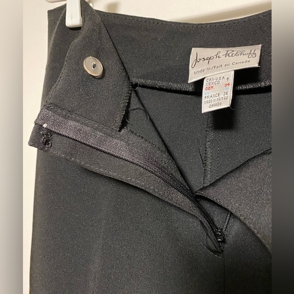 Joseph Ribkoff Straight Leg Capri Dress Pant, black, size 6 - Picture 4 of 9